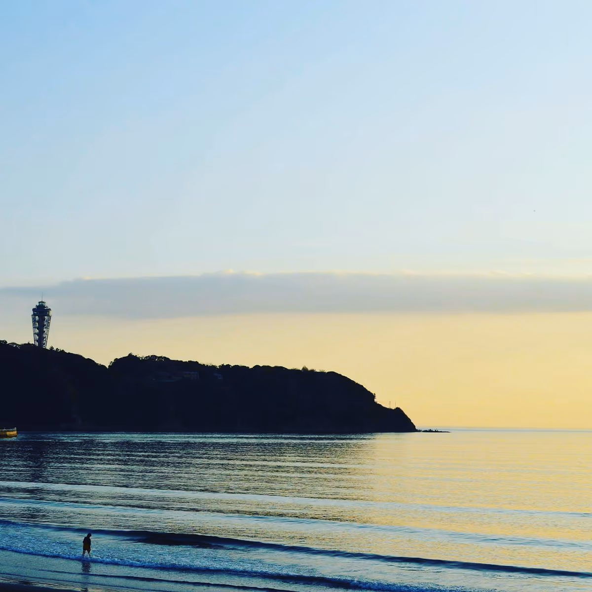 投稿写真：江ノ島の夕暮れ時