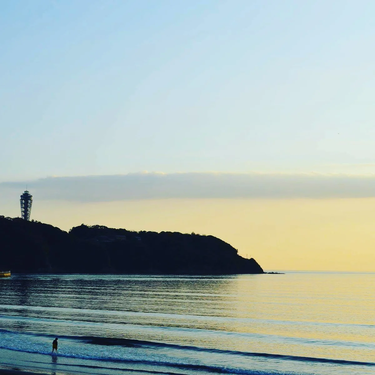 投稿写真：江ノ島の夕暮れ時