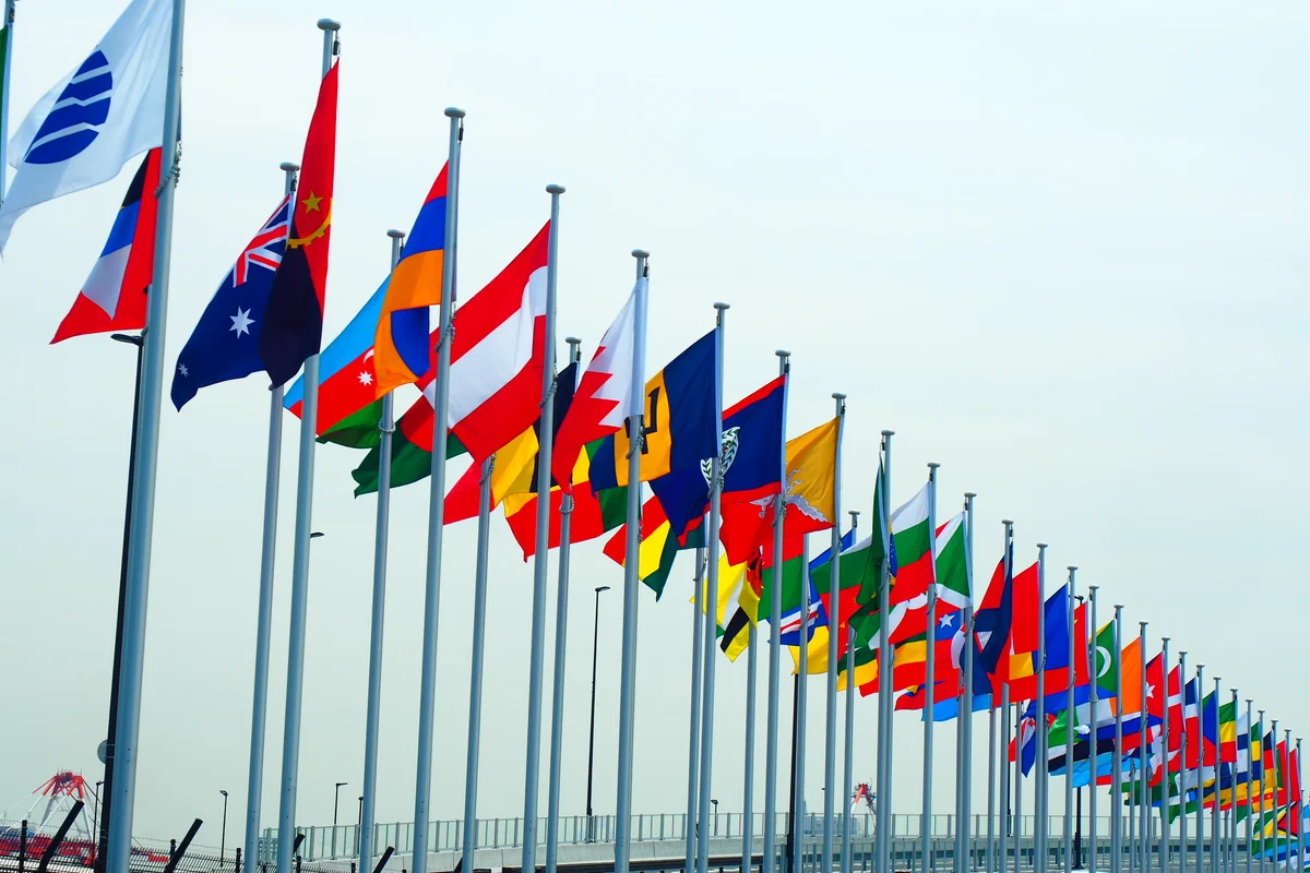 投稿写真：万国旗