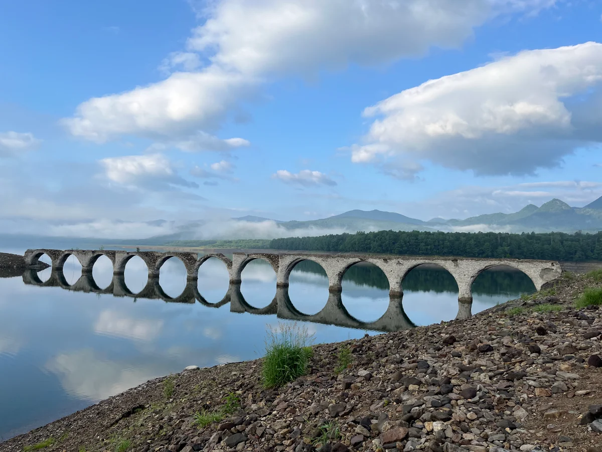 投稿写真：タウシュベツ川橋梁