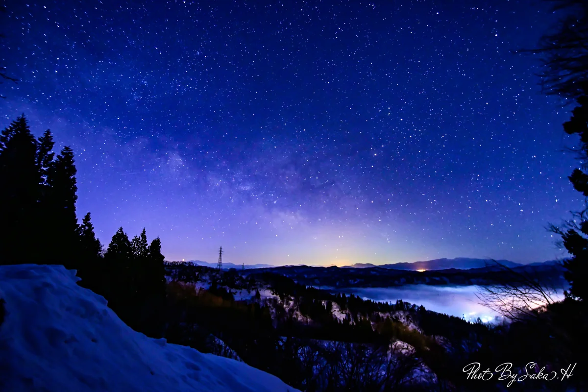 投稿写真：天の川と雲海