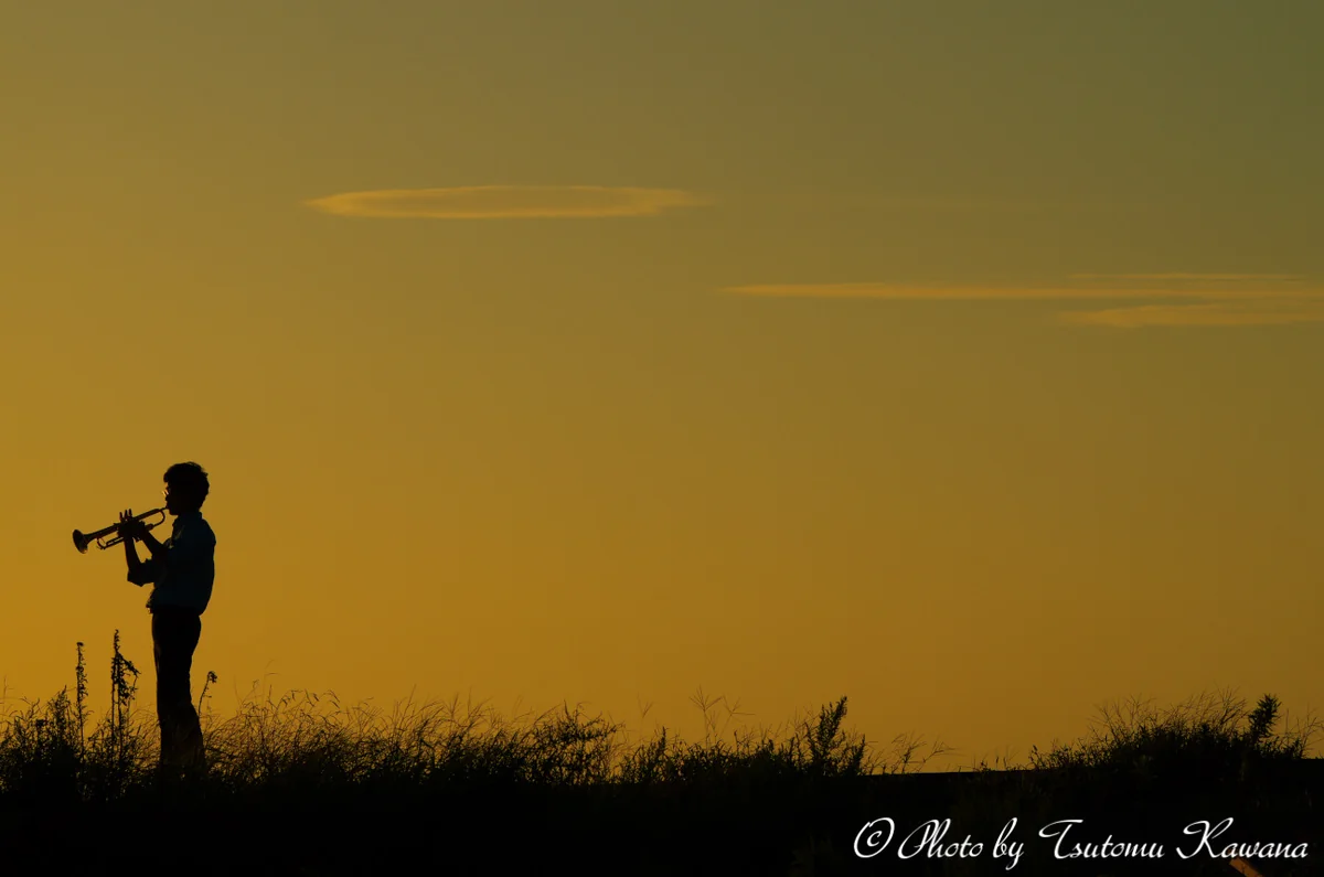 投稿写真：黄昏のトランペット♪
