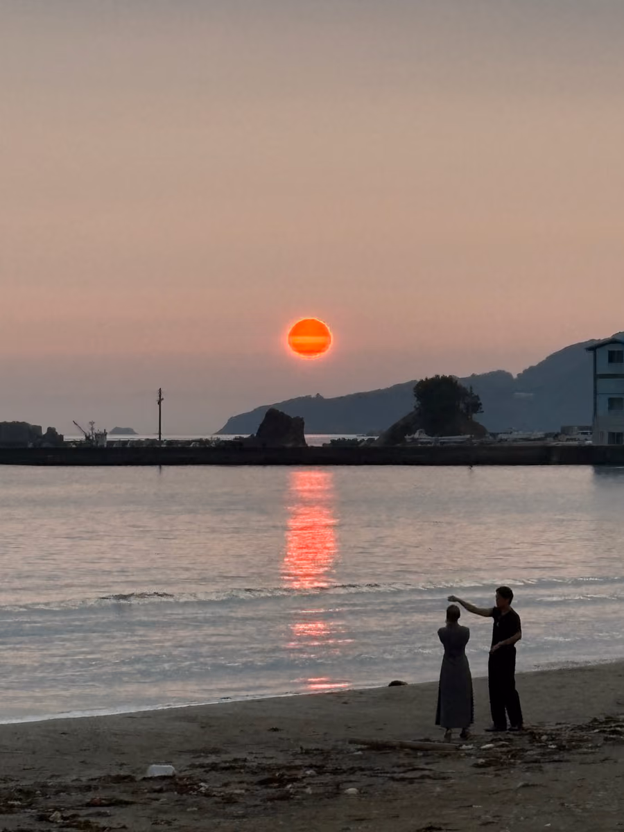 投稿写真：稲佐の浜の夕陽