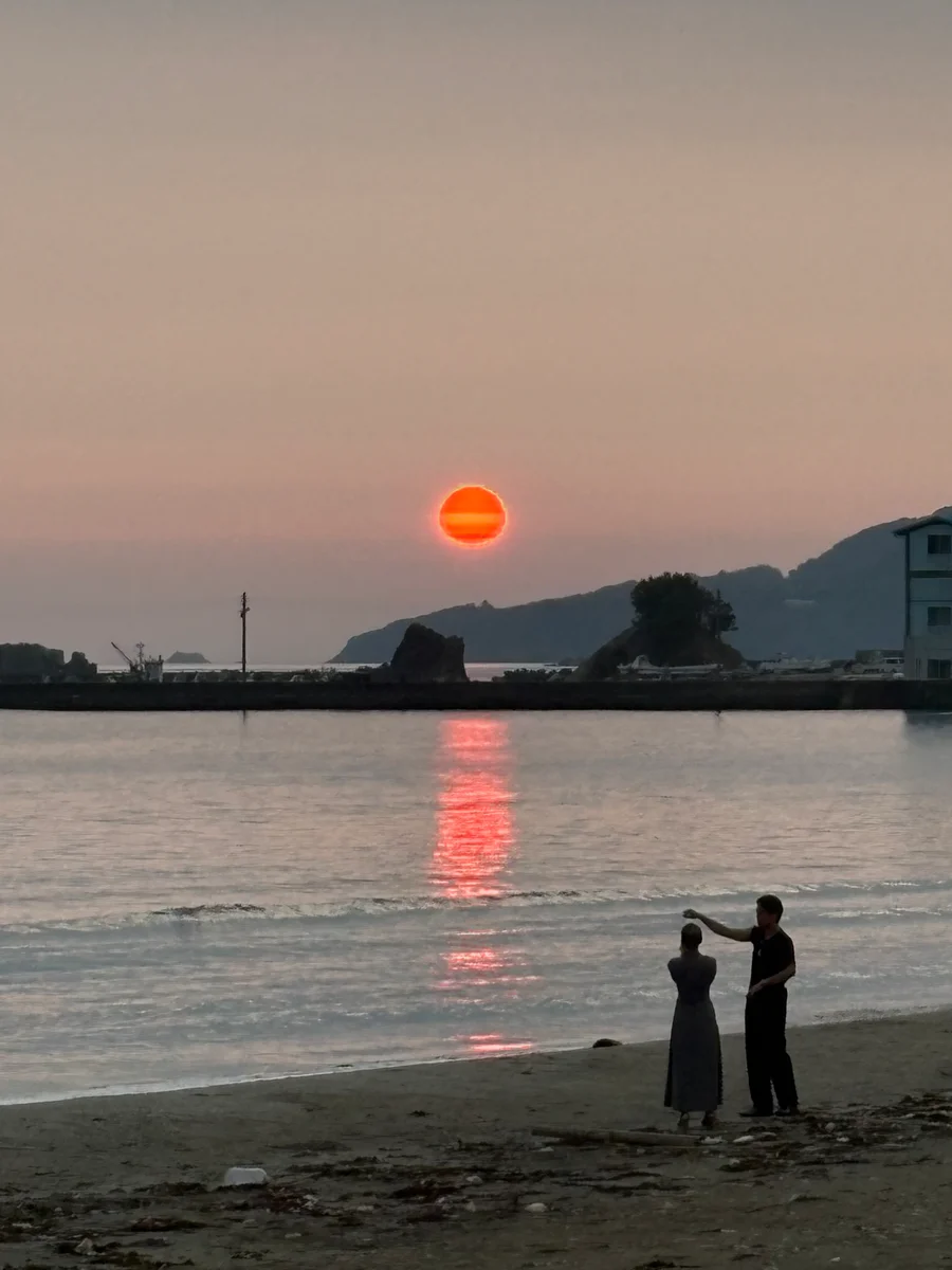 投稿写真：稲佐の浜の夕陽