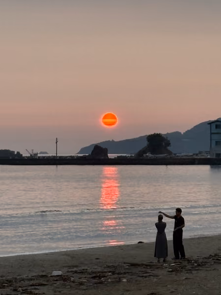 投稿：稲佐の浜の夕陽