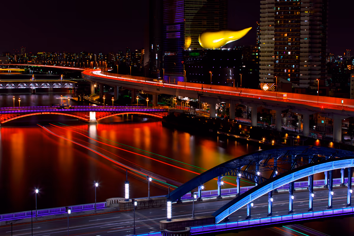 投稿写真：隅田川の夜景