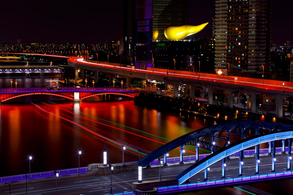 投稿写真：隅田川の夜景