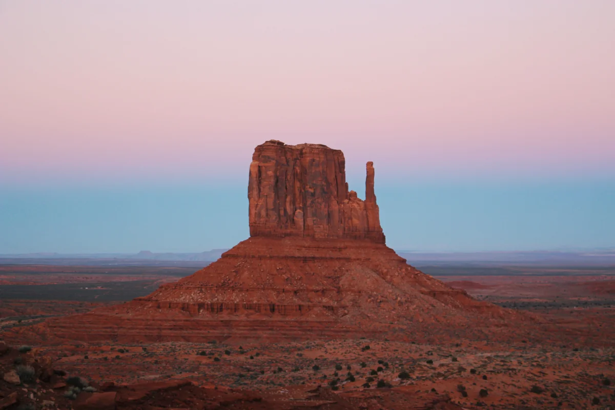 投稿写真：モニュメントバレーの夕焼け