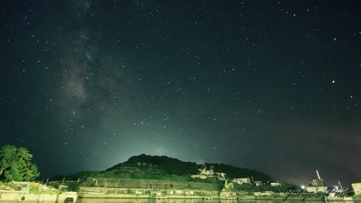 投稿写真：炭鉱の夜空