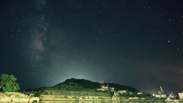 投稿：炭鉱の夜空