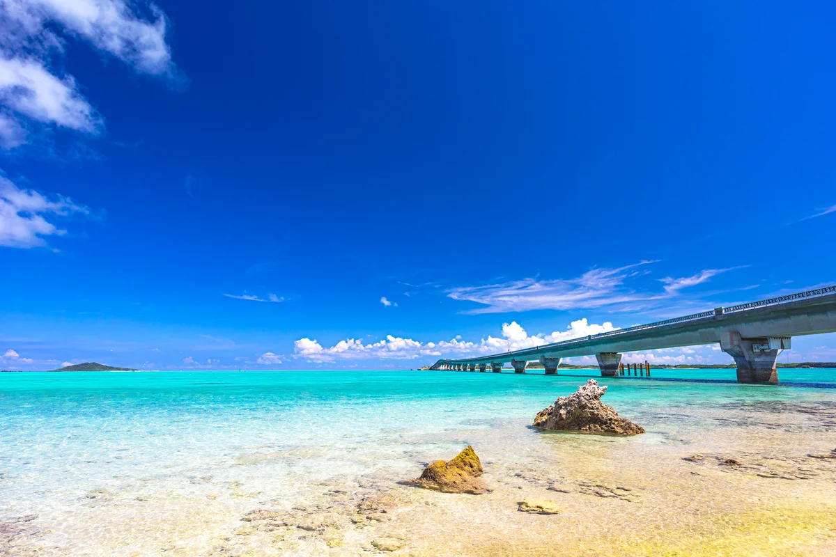 投稿写真：ターコイズブルーと池間大橋
