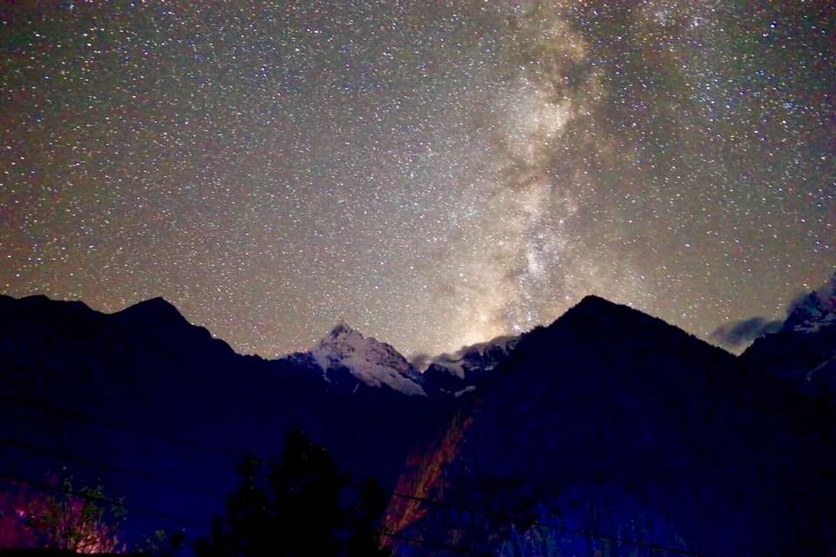 投稿写真：梅里雪山の星空
