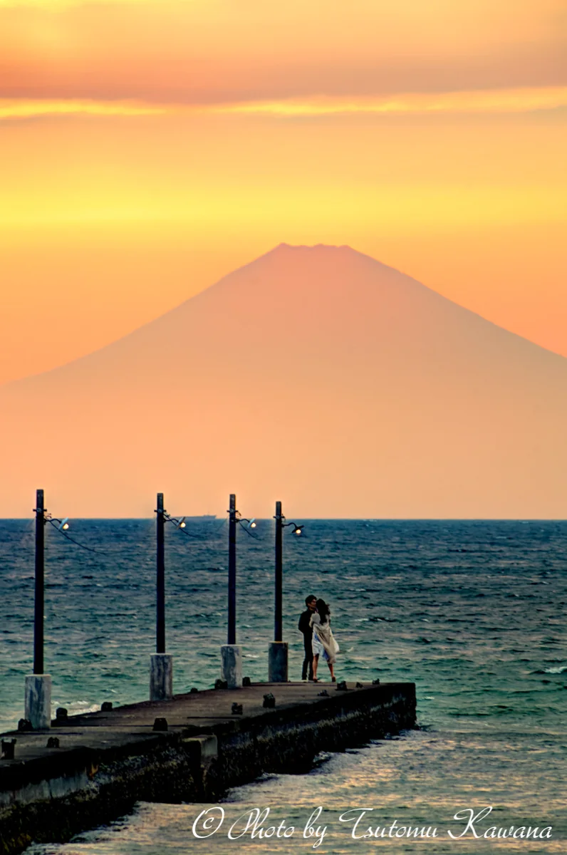 投稿写真：二人の心は富士山よりも染まるなり