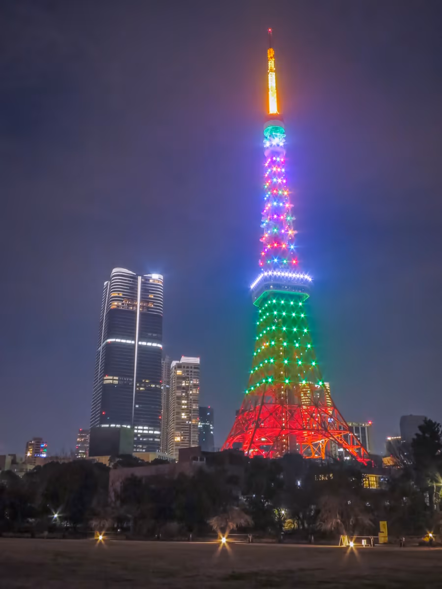 投稿写真：ライトアップされた東京タワー