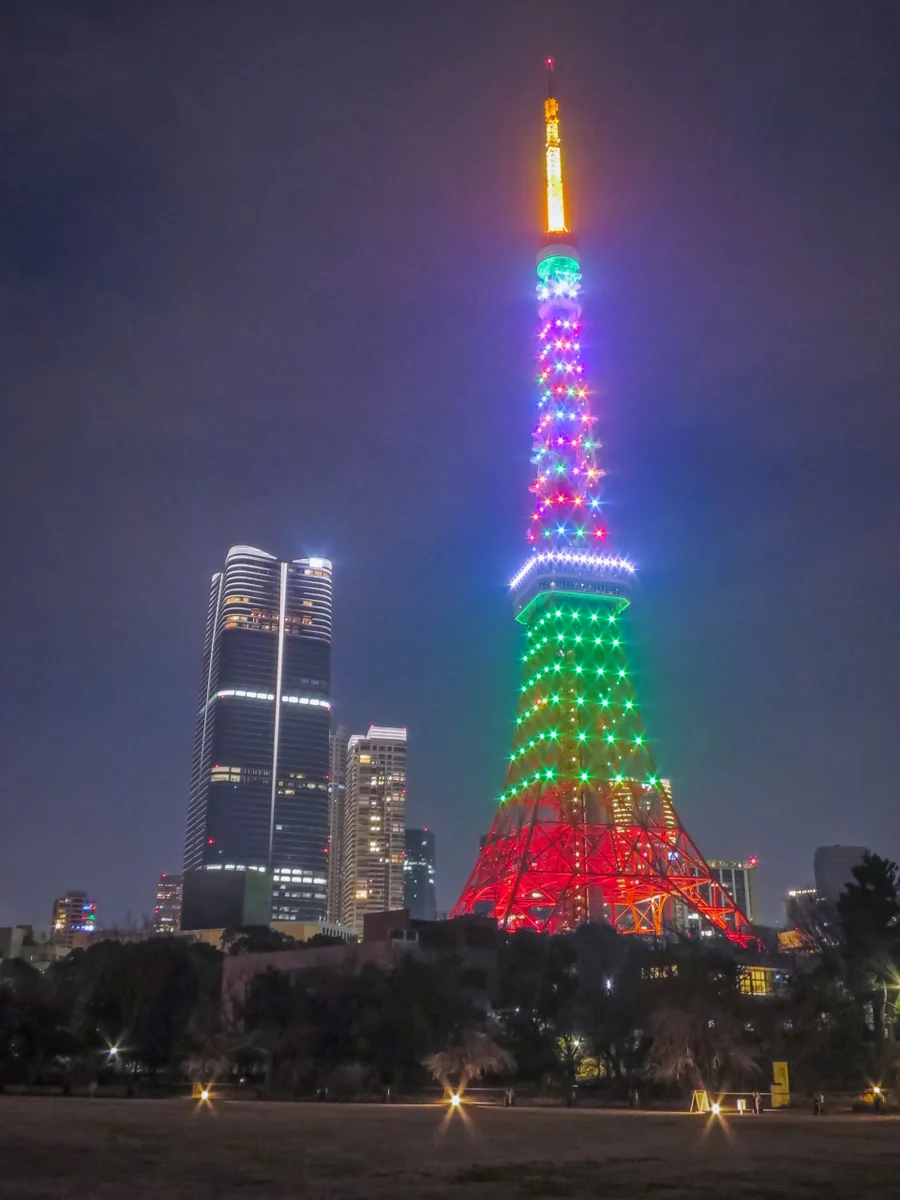 投稿写真：ライトアップされた東京タワー