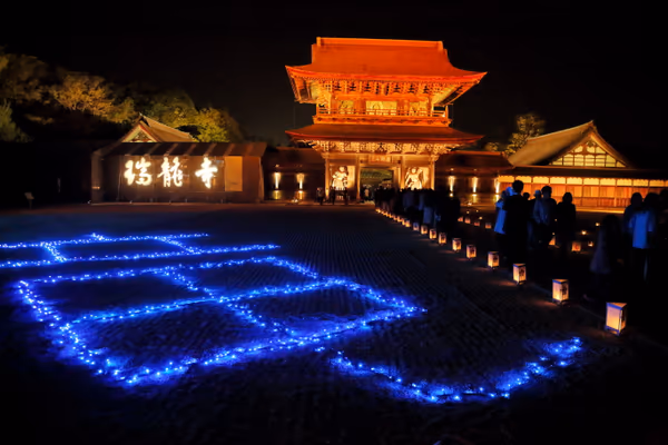 投稿：瑞龍寺ライトアップ