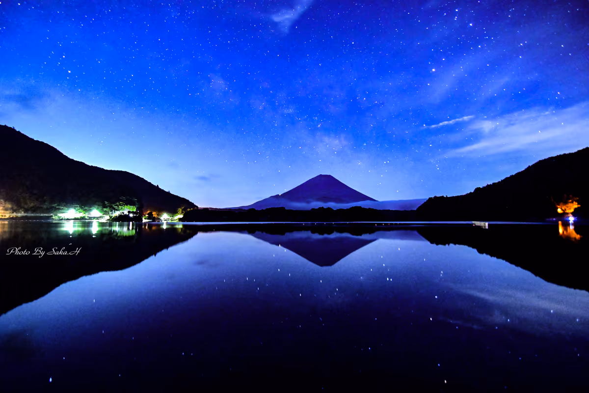 投稿写真：精進湖の天の川