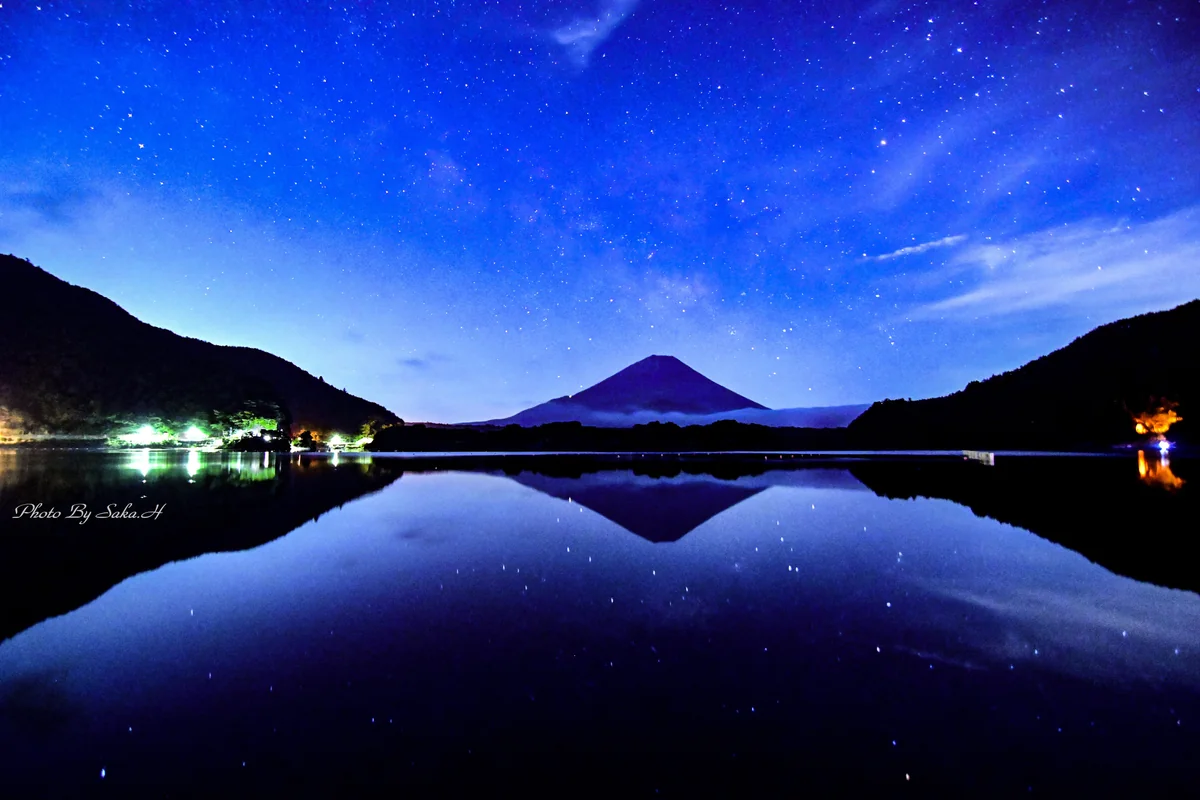 投稿写真：精進湖の天の川