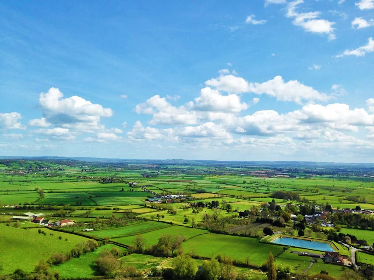 投稿写真：グラストンベリーからの田舎風景(From the Tor)