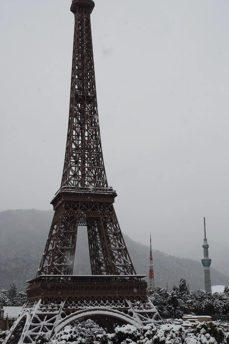 投稿写真：氷河期のエッフェル塔