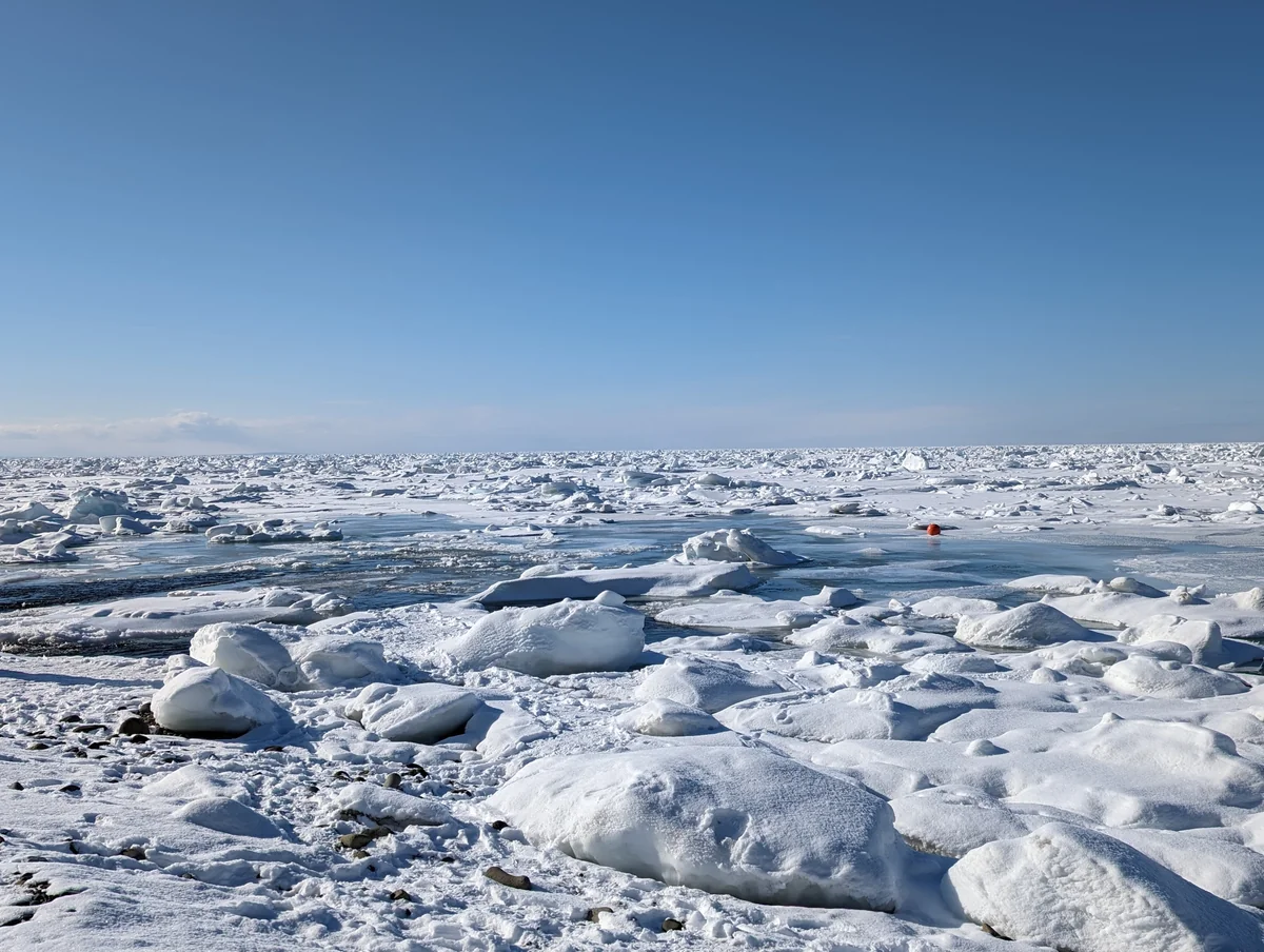 投稿写真：知床の流氷