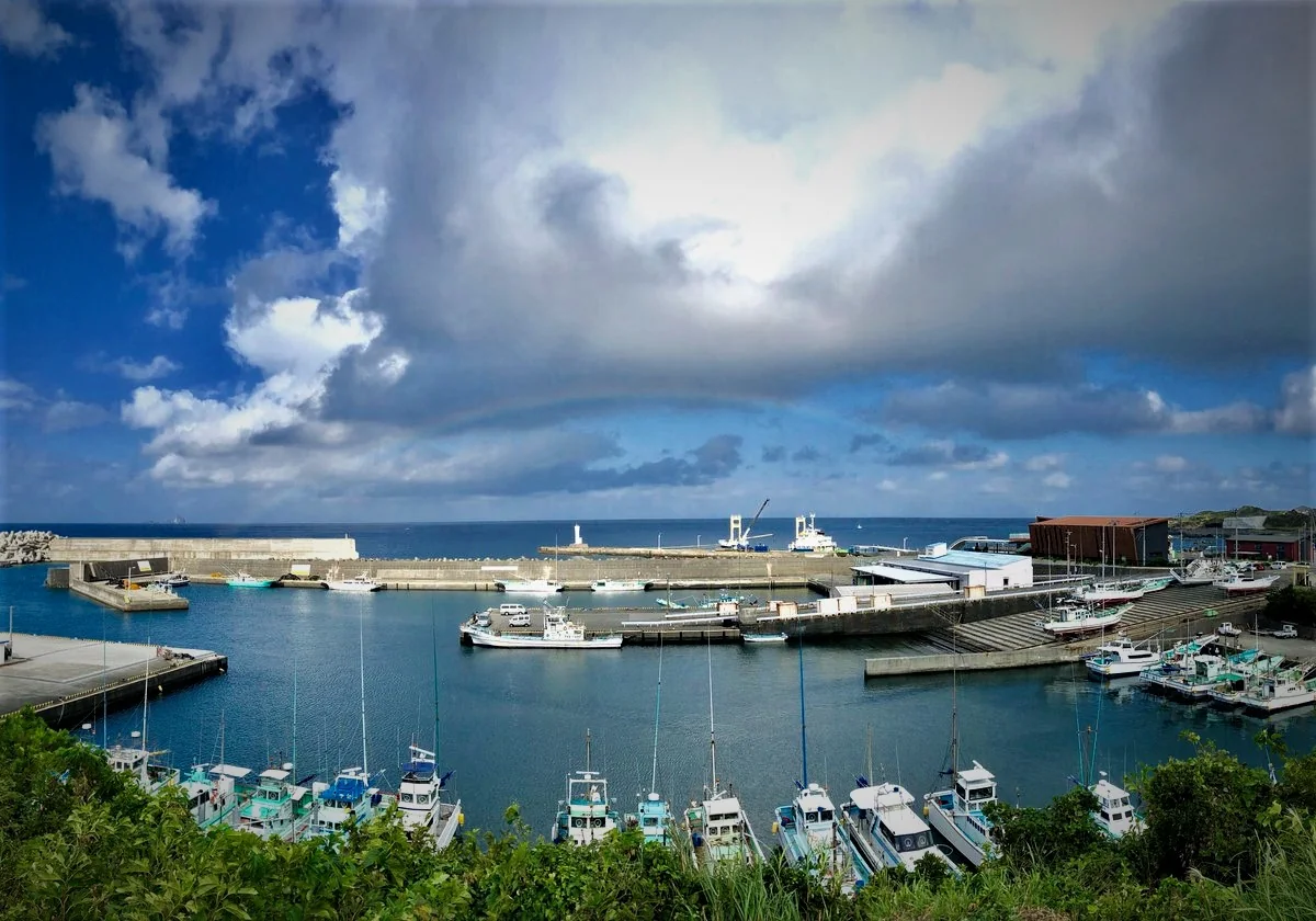 投稿写真：一瞬の雨と虹