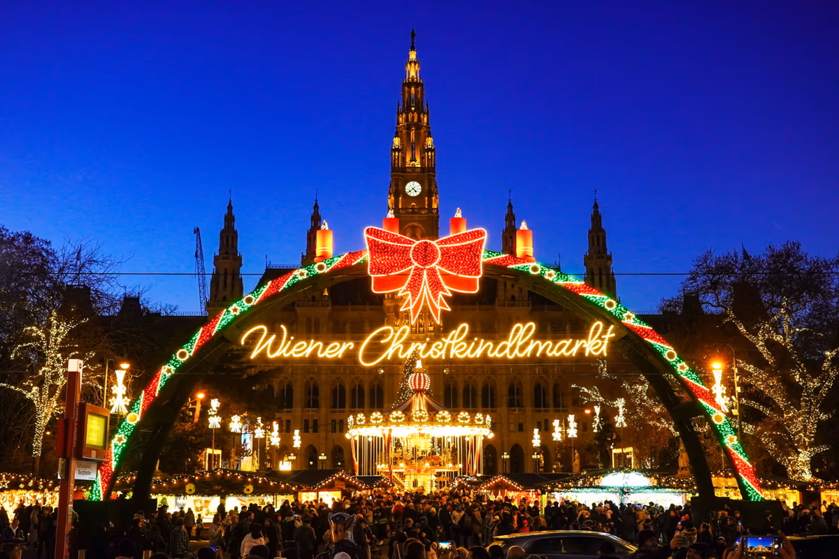 投稿写真：ウィーン市庁舎前のクリスマスマーケット