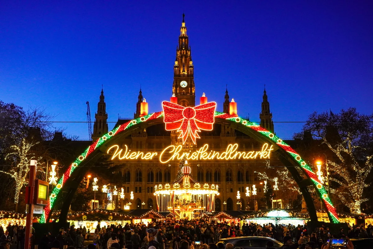 投稿写真：ウィーン市庁舎前のクリスマスマーケット