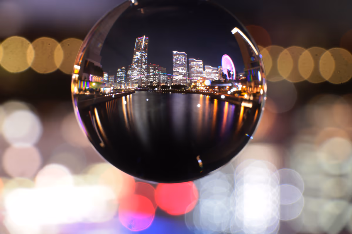 投稿写真：夜景を閉じ込める