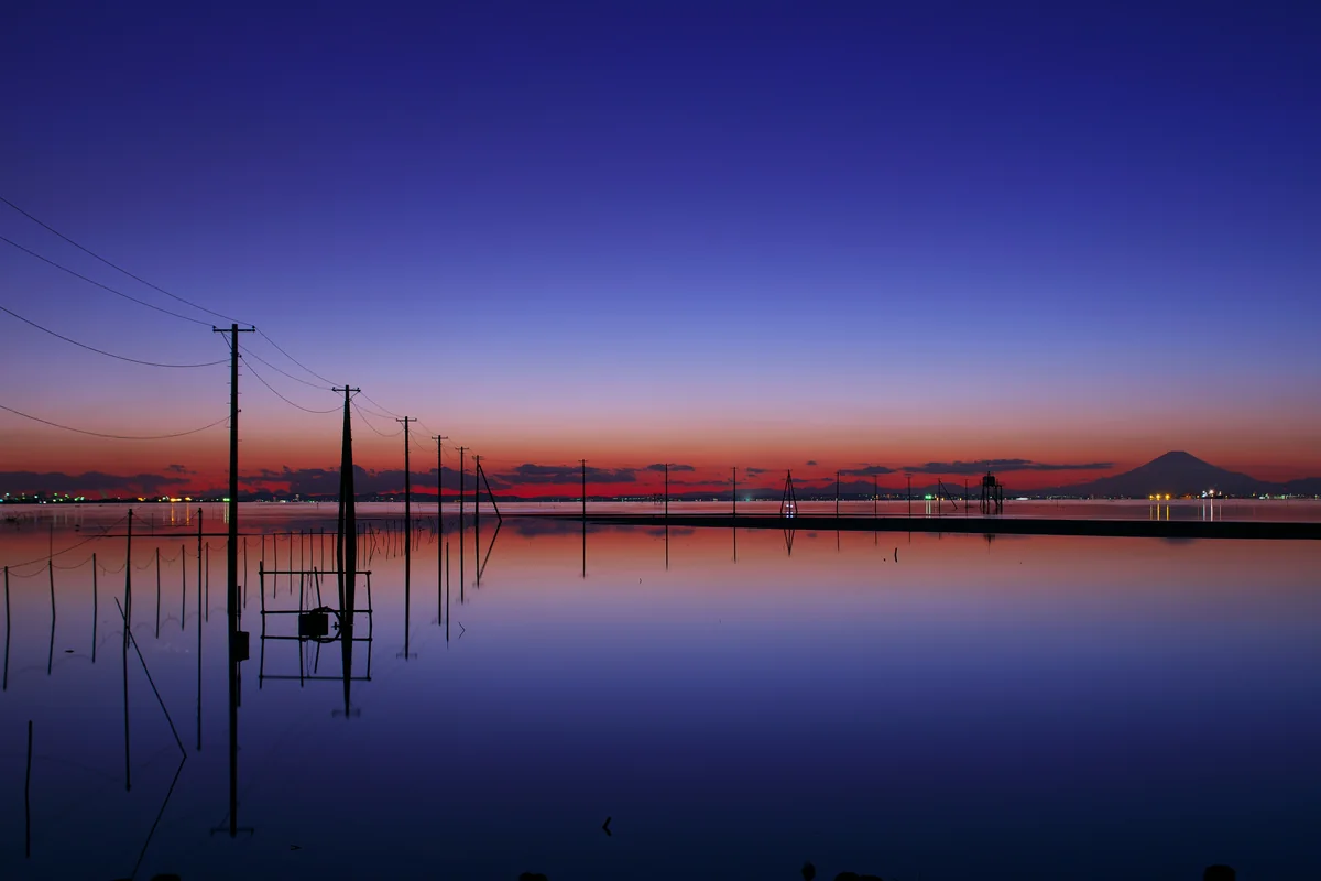 投稿写真：海上電柱