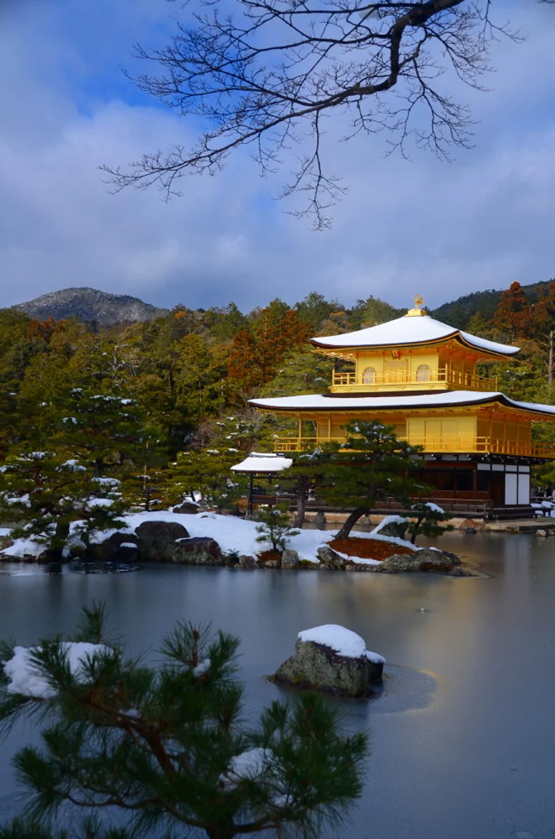 投稿写真：雪の金閣寺