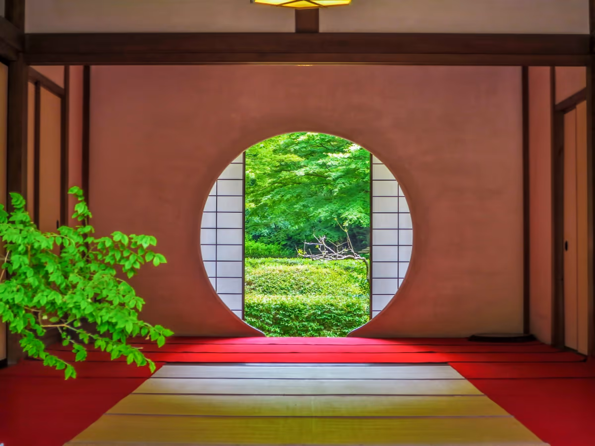 投稿写真：悟りの窓から望む新緑