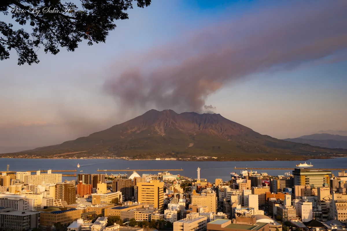 投稿写真：桜島噴煙