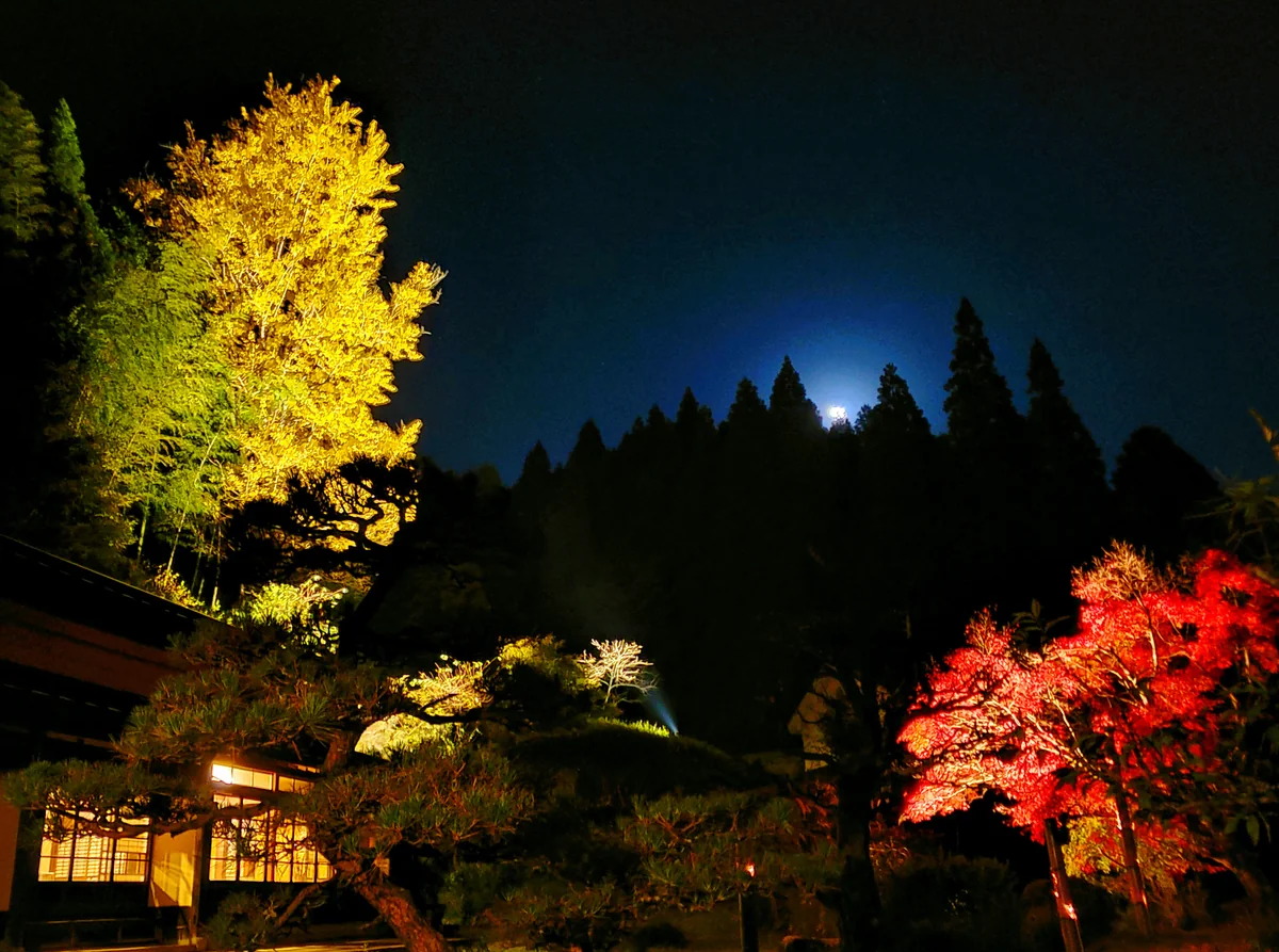 投稿写真：月が昇り始めた頃