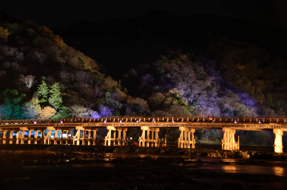 投稿写真：渡月橋　ライトアップ