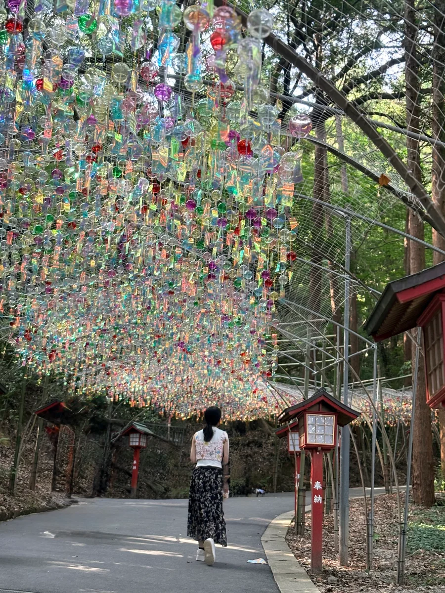投稿写真：宮地嶽神社、風鈴祭り