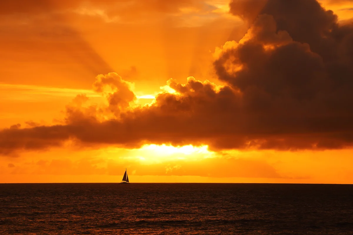 投稿写真：プララン島の夕陽