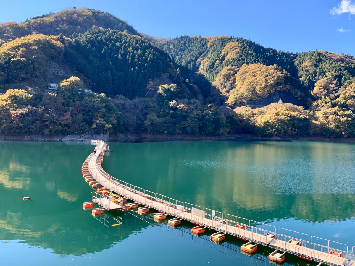 投稿写真：奥多摩湖麦山浮橋