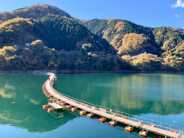 投稿：奥多摩湖麦山浮橋