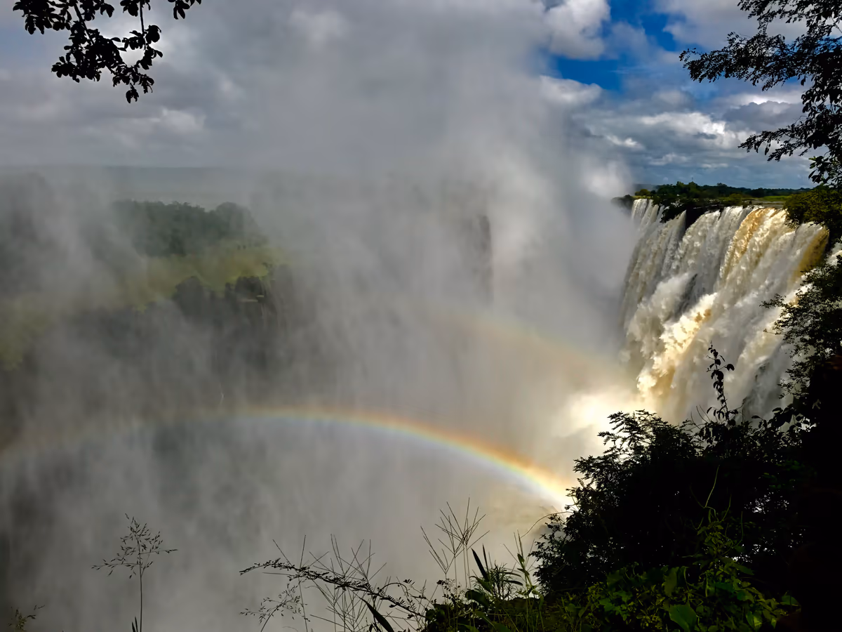 投稿写真：ビクトリアフォールズのダブルレインボー🌈