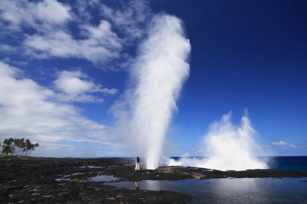投稿写真：アロファアガの潮吹き穴