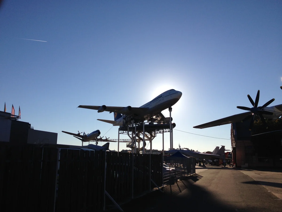 投稿写真：旅客機の展示