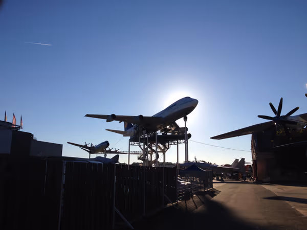 投稿：旅客機の展示