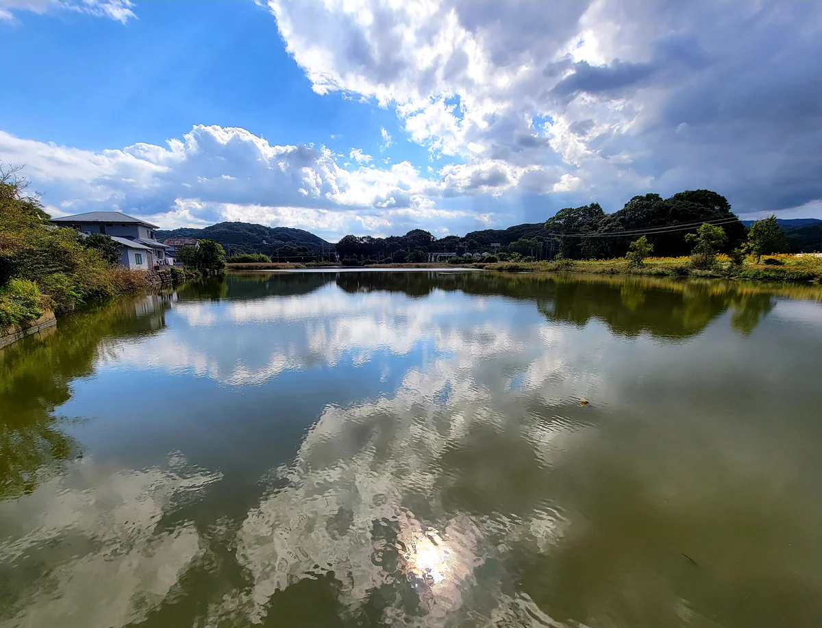 投稿写真：水門前から