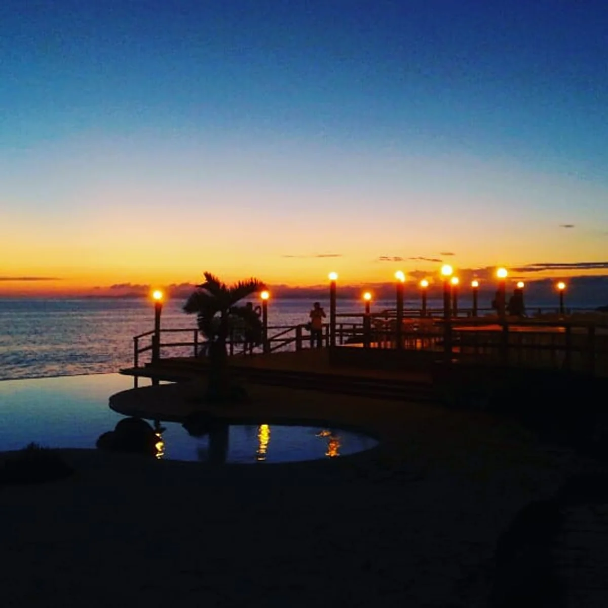 投稿写真：石垣島の夕暮れ