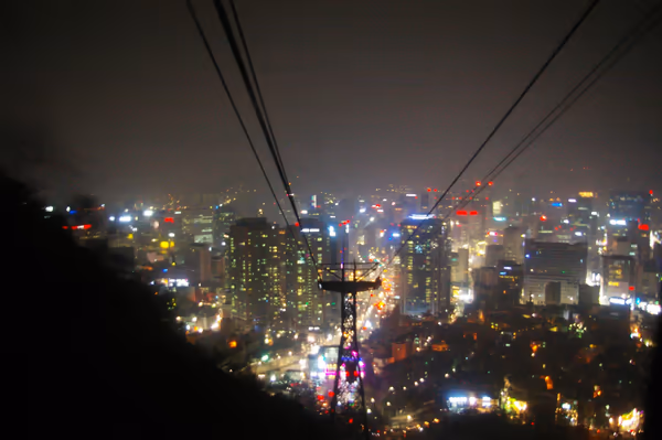 投稿：韓国の夜景
