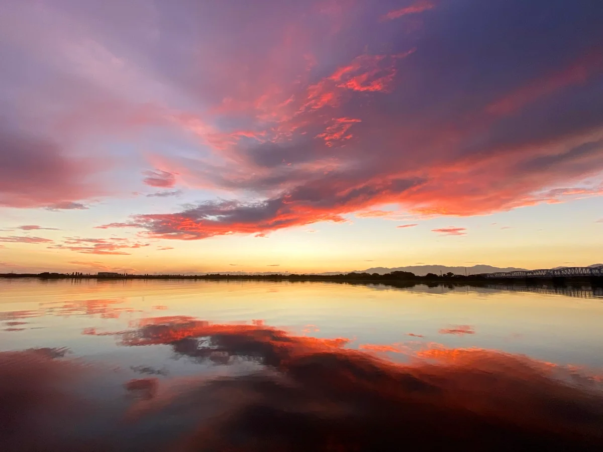 投稿写真：阿賀野川の赤龍