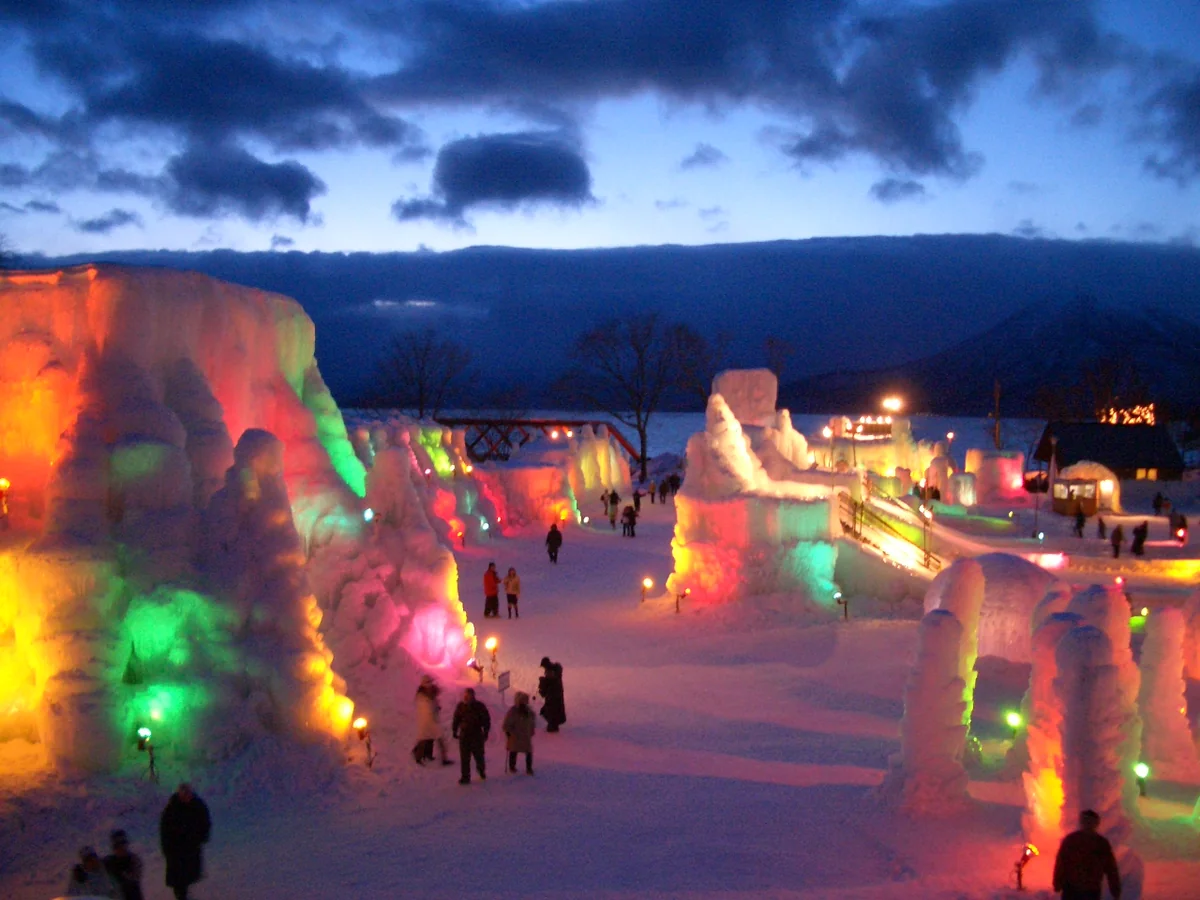 投稿写真：2005年支笏湖氷濤まつり