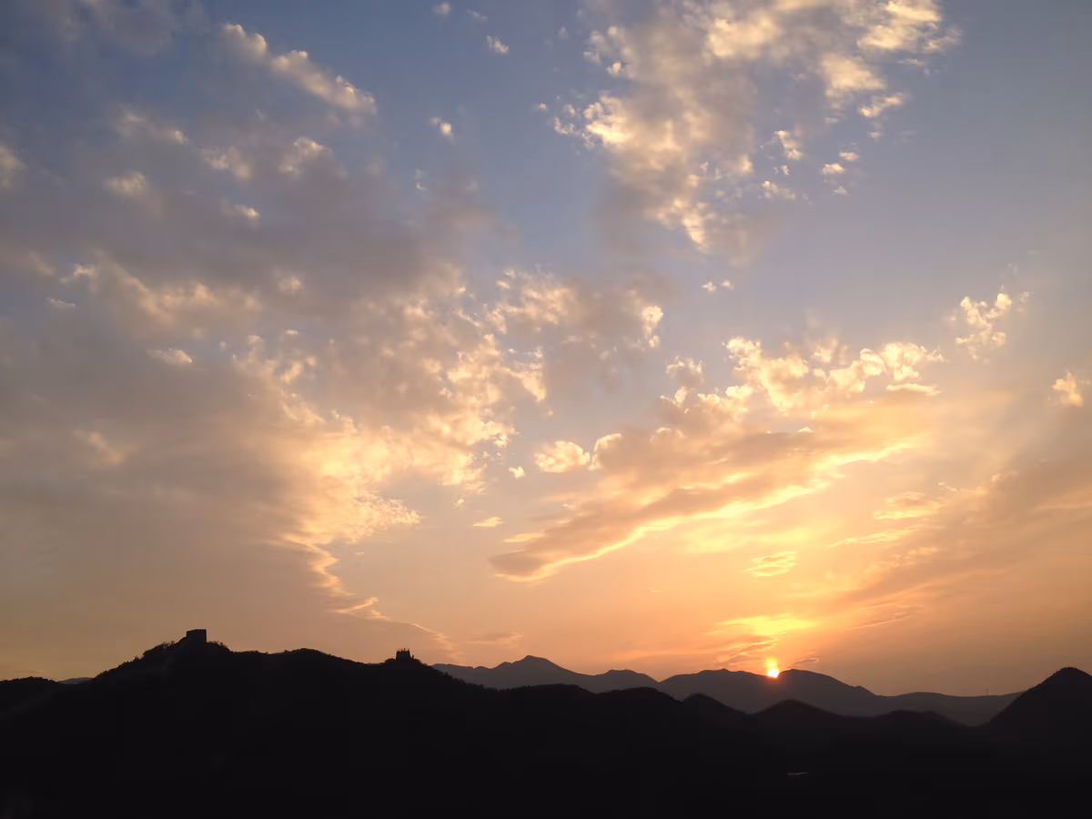 投稿写真：万里の長城 夕暮れ