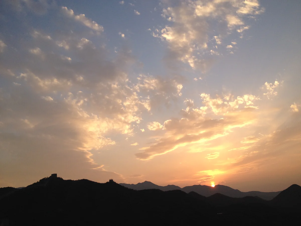 投稿写真：万里の長城 夕暮れ
